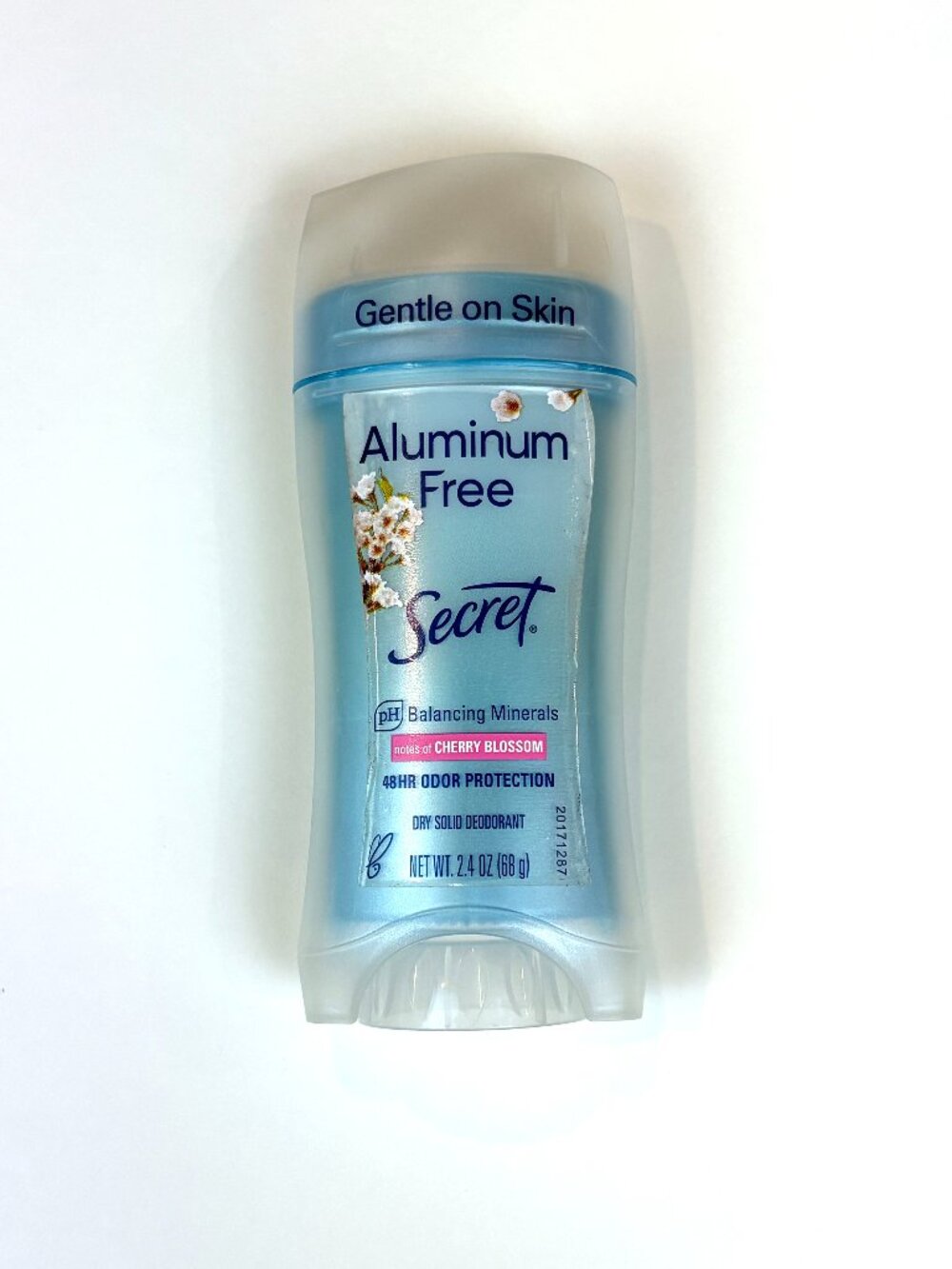 Secret Aluminum Free Dry Solid Deodorant for women Cherry Blossom scent 2.4 oz